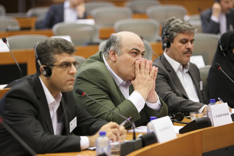 Nuotrauka 16: EU delegation for relations with Iran meet with Iranian Delegation at the EP in Brussels
