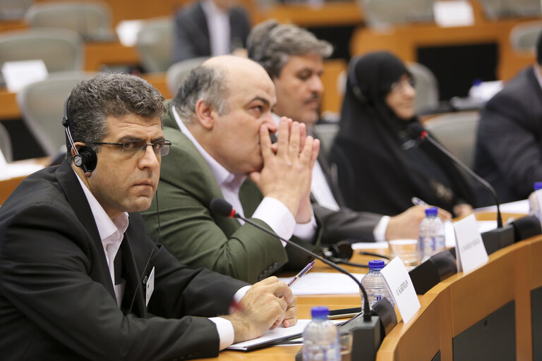 Nuotrauka 18: EU delegation for relations with Iran meet with Iranian Delegation at the EP in Brussels