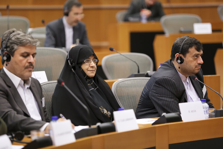Nuotrauka 17: EU delegation for relations with Iran meet with Iranian Delegation at the EP in Brussels