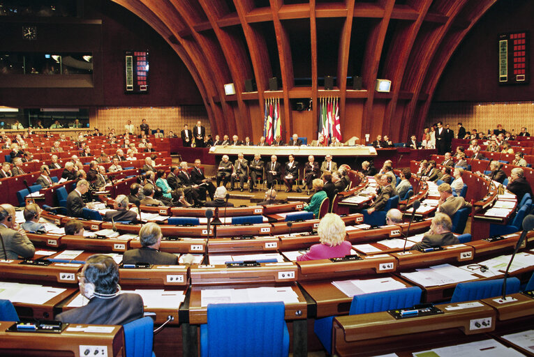 Fotografi 10: 40th anniversary of the foundation of the European Coal and Steel Community (ECSC) - Formal sitting