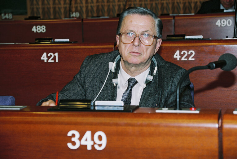 Plenary session in Strasbourg