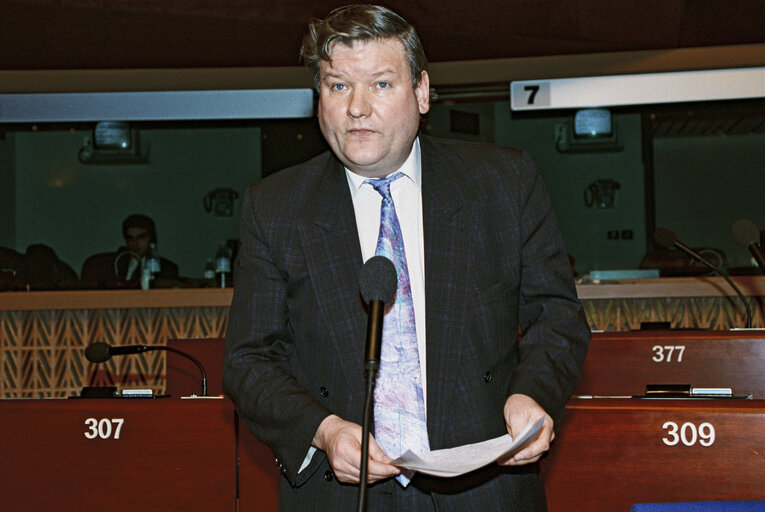 Plenary session in Strasbourg