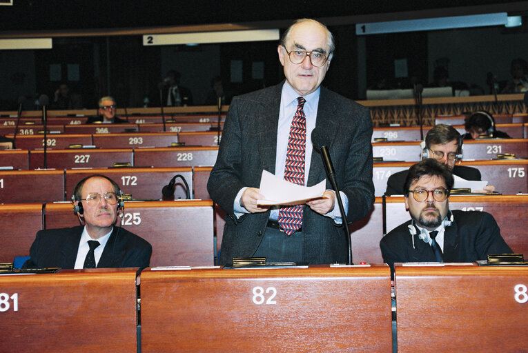 Fotografie 6: Plenary session in Strasbourg - Presentation of the annual report of the European Court of Auditors