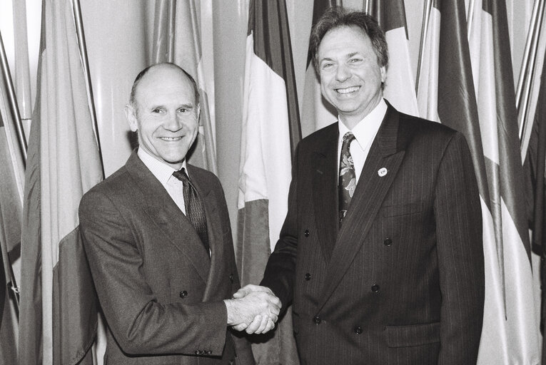 MEP Christopher PROUT at the European Parliament in Strasbourg