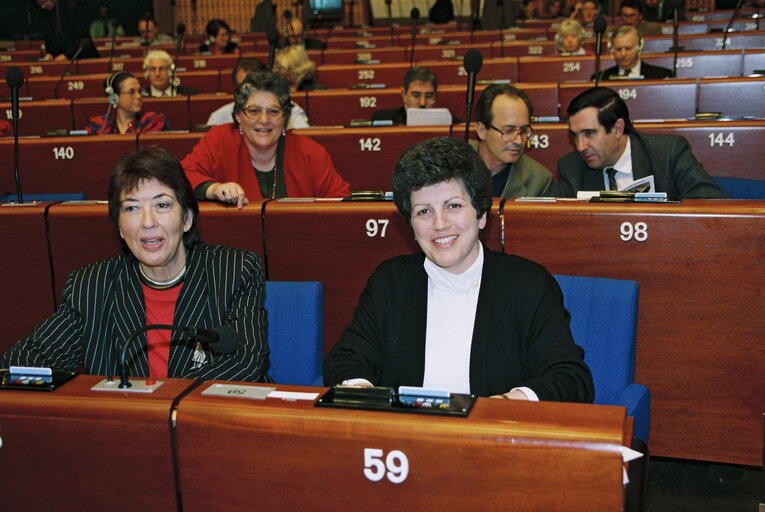 Plenary session in Strasbourg