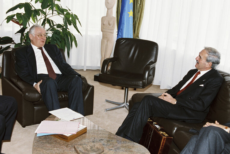 Nuotrauka 3: EP President meets with the President of the European Court of Auditors