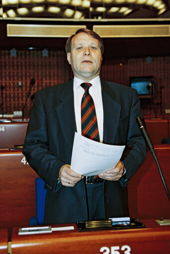 Plenary session in Strasbourg