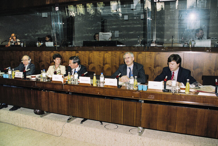 Foto 4: Meeting of the Committee on Economic and Monetary Affairs and Industrial Policy in September 1992