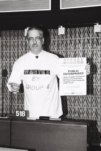 Fotografija 11: MEP Lyndon HARRISON at the European Parliament in Brussels