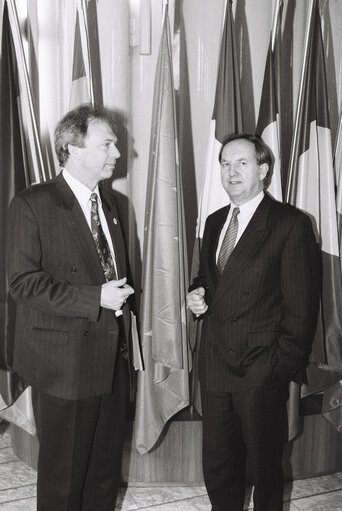 Fotografia 8: MEP Ingo FRIEDRICH at the European Parliament in Strasbourg