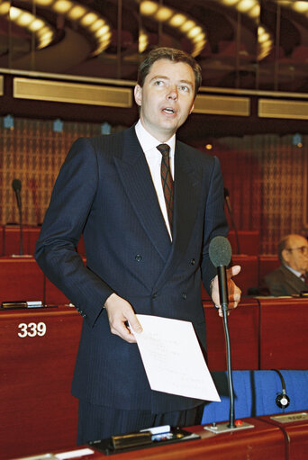 Plenary session in Strasbourg