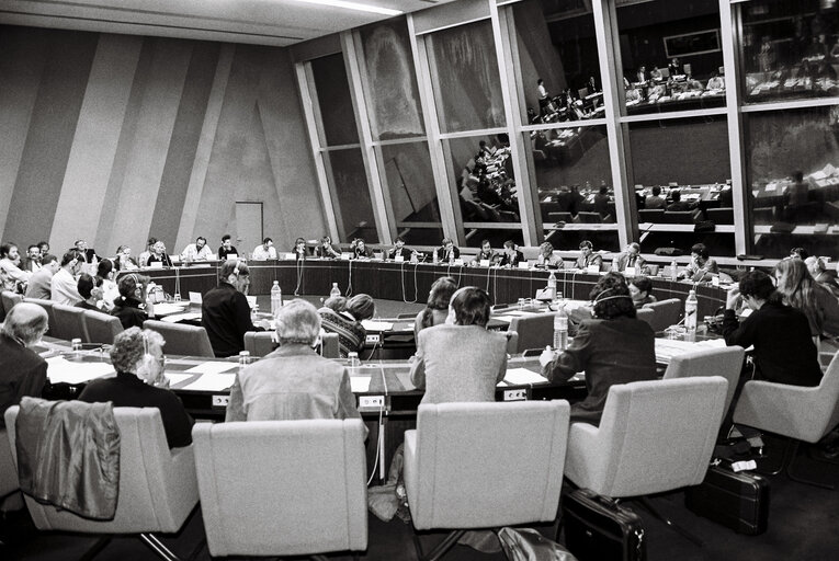 Fotogrāfija 9: GREEN Meeting with Head of the Earth Policy Institute Lester BROWN in Strasbourg