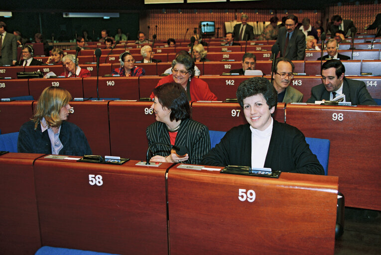 Plenary session in Strasbourg