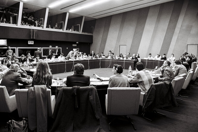 GREEN Meeting with Head of the Earth Policy Institute Lester BROWN in Strasbourg