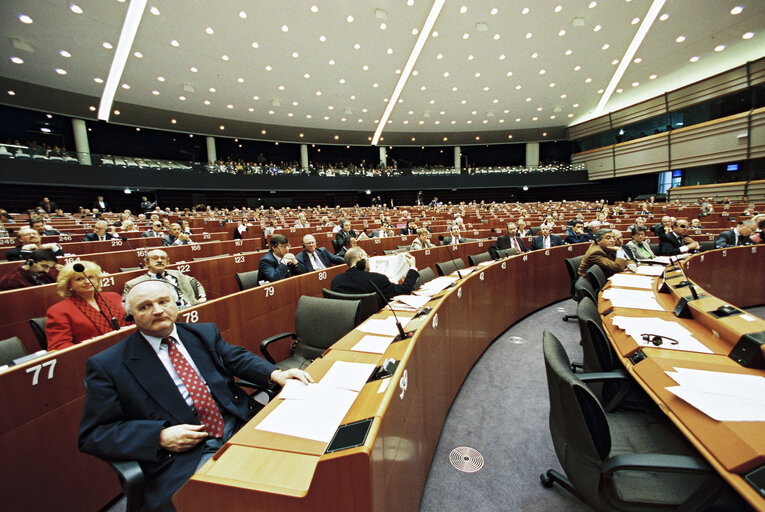 Fotografi 2: Plenary session in Brussels