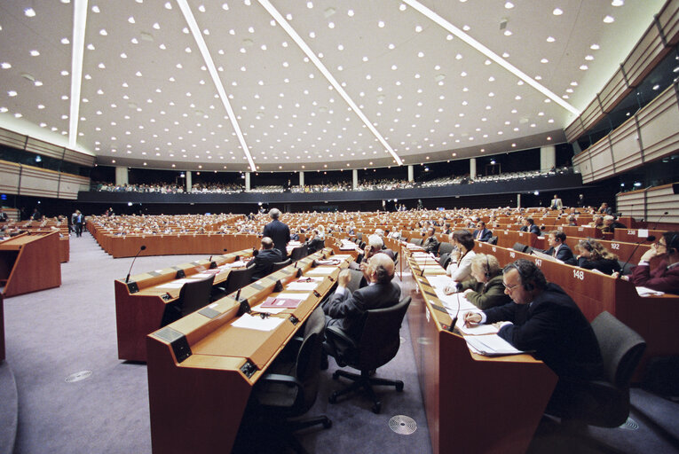 Fotografi 4: Plenary session in Brussels