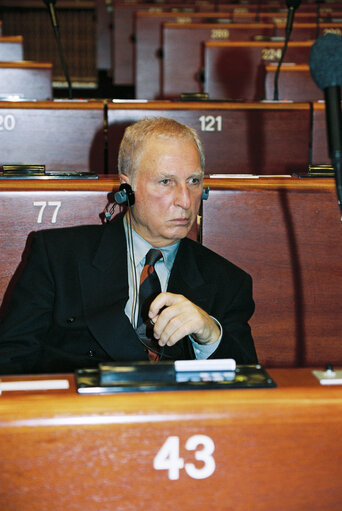 Plenary session in Strasbourg