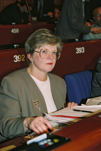 Plenary session in Strasbourg