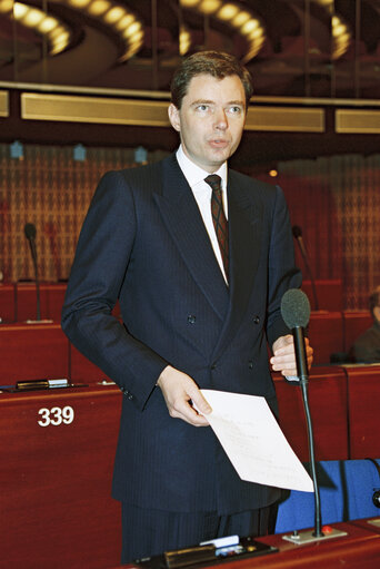 Plenary session in Strasbourg