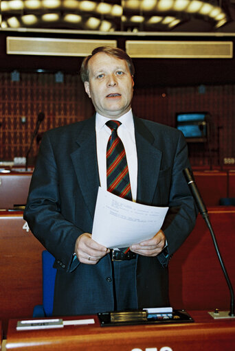 Plenary session in Strasbourg