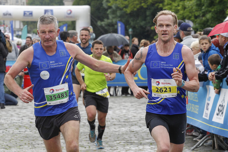 European institutions staff members in the 20km of Brussels