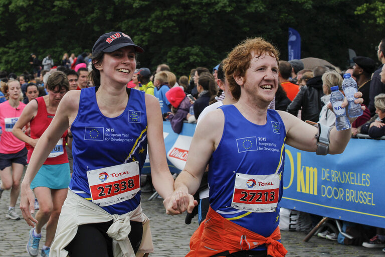 European institutions staff members in the 20km of Brussels