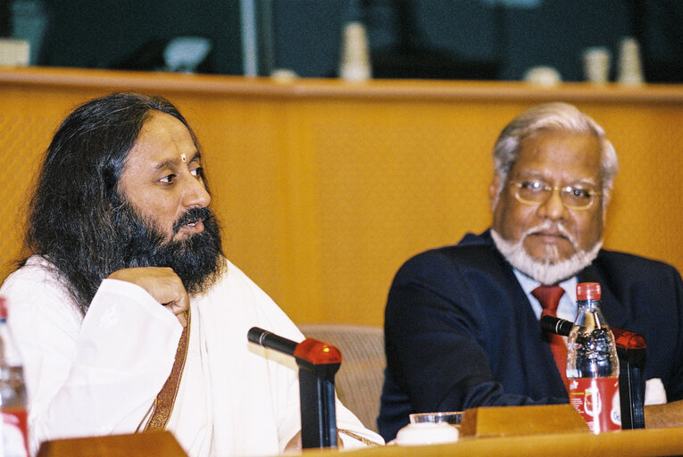 Meeting with an Indian musicien, Sri Sri Ravi SHANKAR