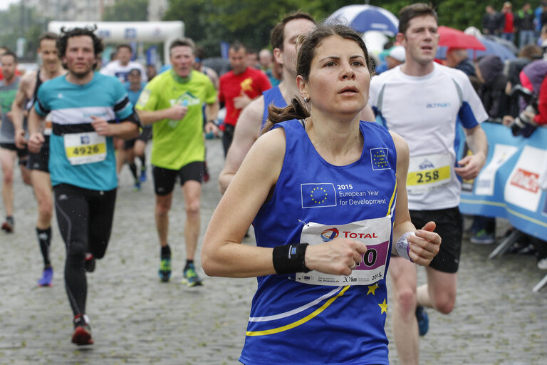 European institutions staff members in the 20km of Brussels