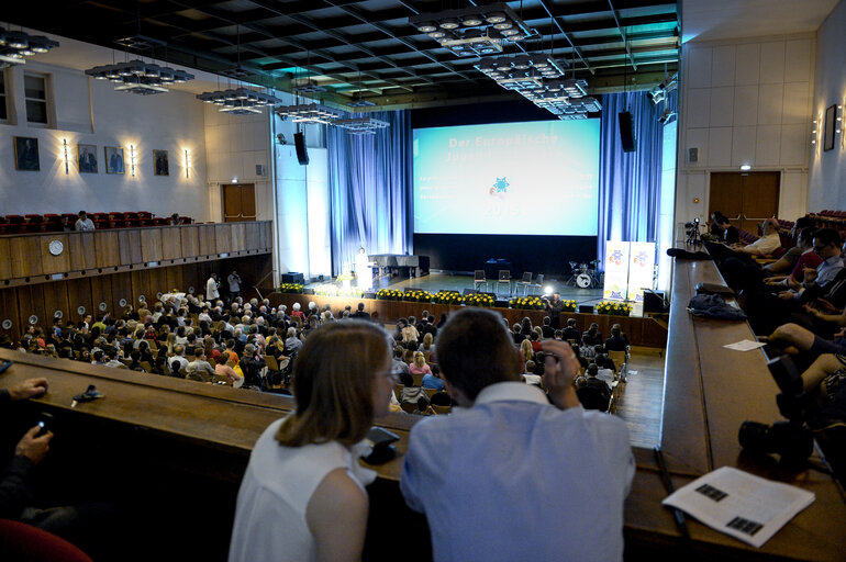 Fotografia 12: European Charlemagne Youth Prize 2015. Award ceremony in Aachen