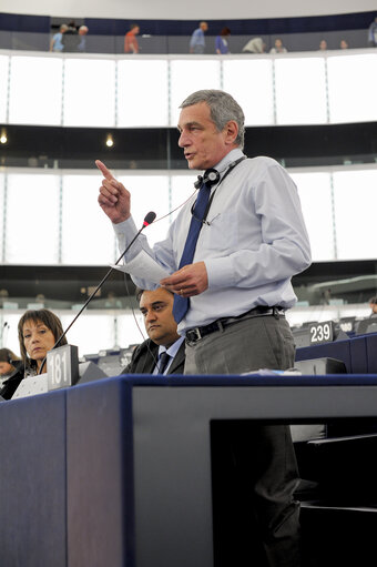 Fotografia 9: Plenary Session week 21 2015 in strasbourg - European Agenda on Migration  Council and Commission statements