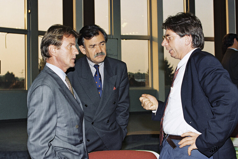 Meeting at the European Parliament in Strasbourg