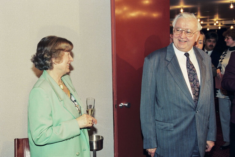 Reception at the European Parliament in Strasbourg
