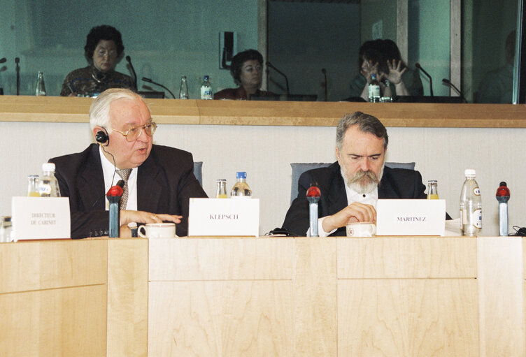 Fotografia 3: Meeting at the European Parliament in Brussels