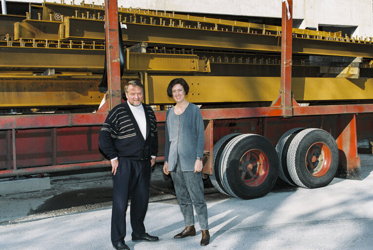 Nuotrauka 2: MEPs Freddy BLAK and Kirsten JENSEN at the European Parliament in Brussels