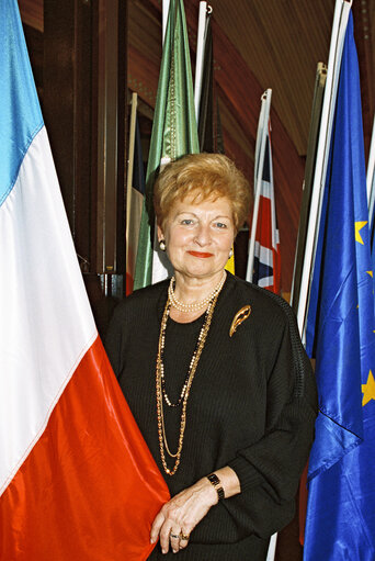 MEP Astrid LULLING at the European Parliament in Strasbourg