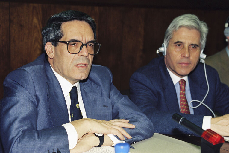 Fotografija 9: Meeting at the EP in Brussels