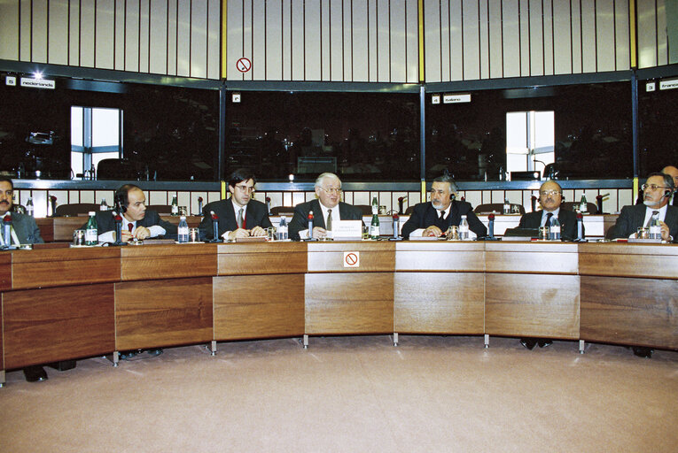 Fotó 3: EP President takes part in a meeting n Strasbourg