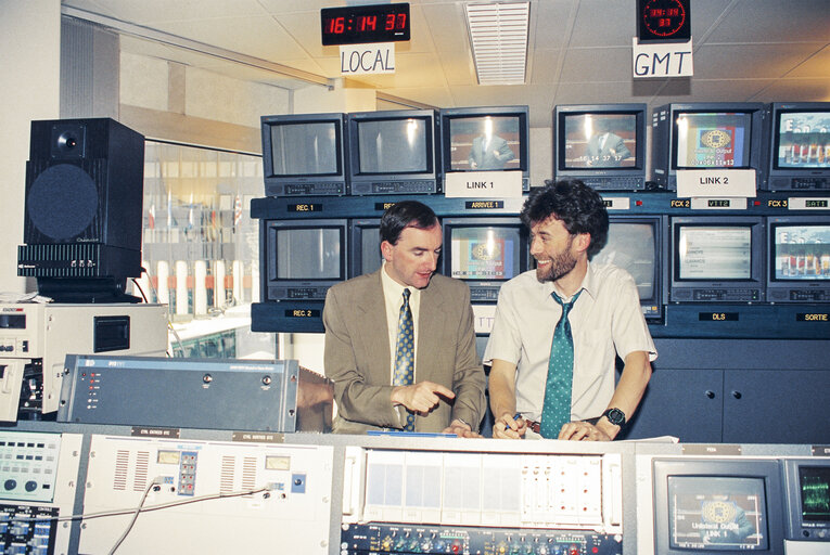 Billede 3: Audiovisual Unit at the European Parliament in Strasbourg