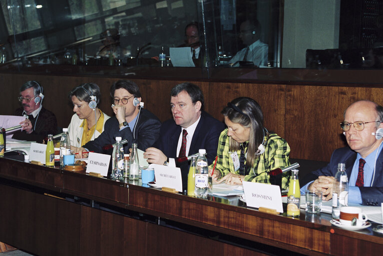 Fotografija 6: Meeting at the EP in Brussels