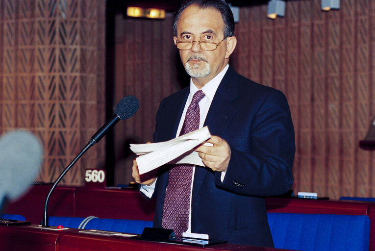 Fotografija 2: Portrait of Georgios SARIDAKIS at the EP in Strasbourg.