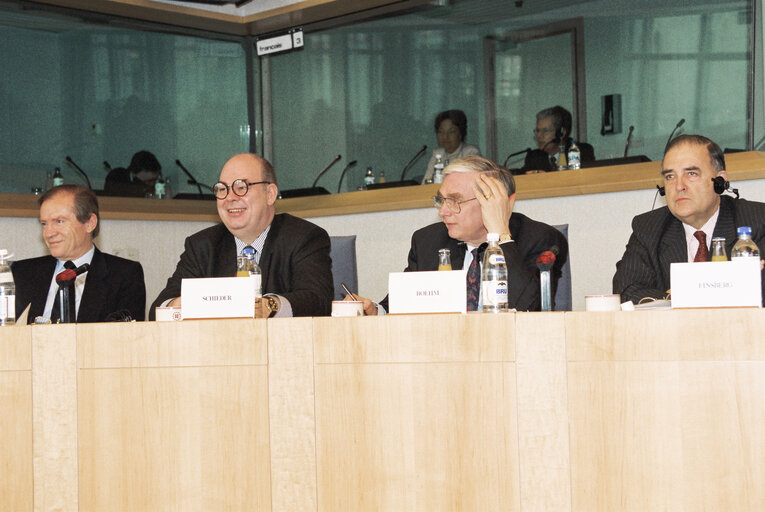 Foto 5: Meeting at the European Parliament in Brussels