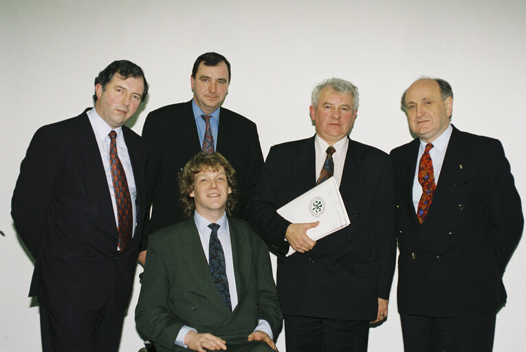 MEPs Brian CROWLEY and Gerard COLLINS meet with Irish Farmers Association