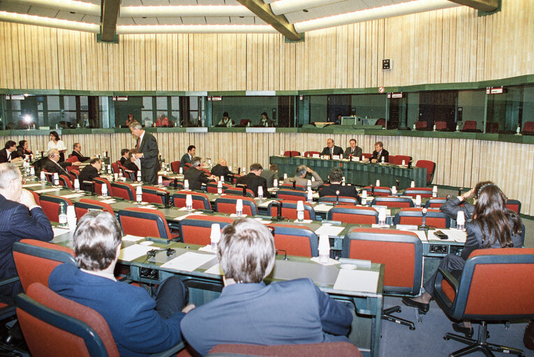 Meeting at the European Parliament in Brussels