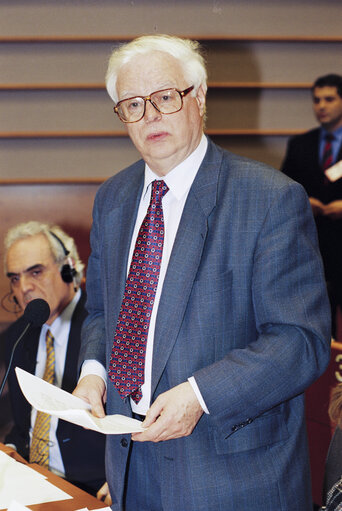 Nuotrauka 22: Conference on Local Authorities at the EP in Brussels in april 1994.