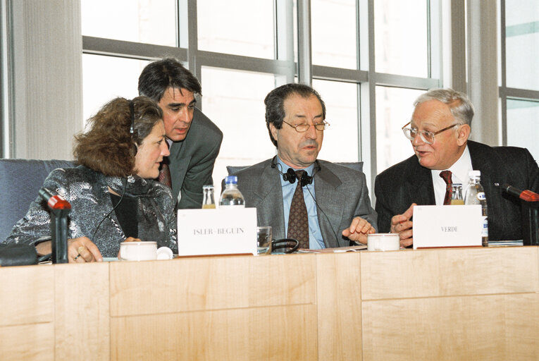 Φωτογραφία 8: Meeting at the European Parliament in Brussels