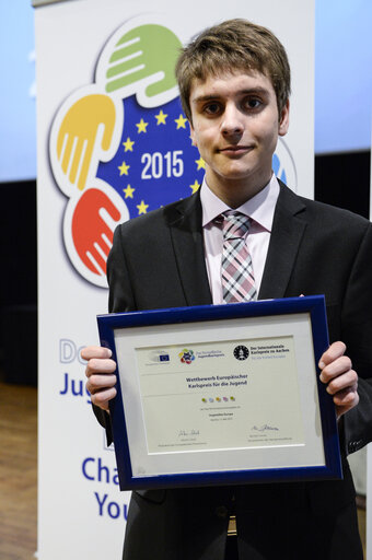 Fotografia 44: European Charlemagne Youth Prize 2015. Award ceremony in Aachen