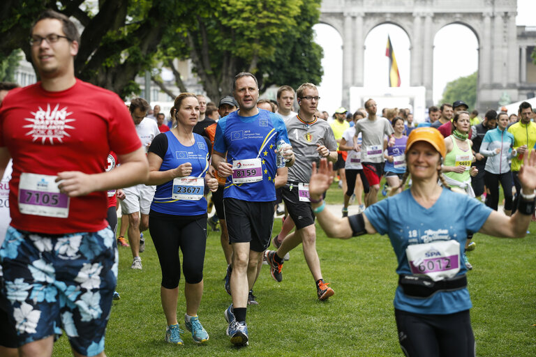 European institutions staff members in the 20km of Brussels