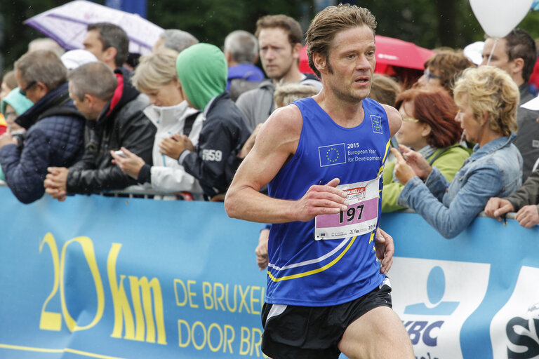 European institutions staff members in the 20km of Brussels