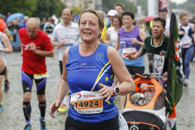 European institutions staff members in the 20km of Brussels