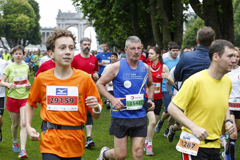 European institutions staff members in the 20km of Brussels